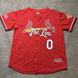 St Louis Cardinals Mason Wynn City Connect Jersey Youth XL SGA The Lou Red MLB
